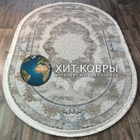 Турецкий ковер Deko 27259 Бежевый овал